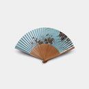 [HAND FAN] MEN'S BLUE INSECT (WITH FAN BAG) | NAGOYA FOLDING FAN | SUEHIRODO