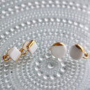 [耳環]白色瓷器| Imari-Arita商品| 6.KILN