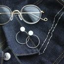 [PIERCED EARRINGS] WHITE PORCELAIN SILVER | IMARI-ARITA WARES | 6.KILN