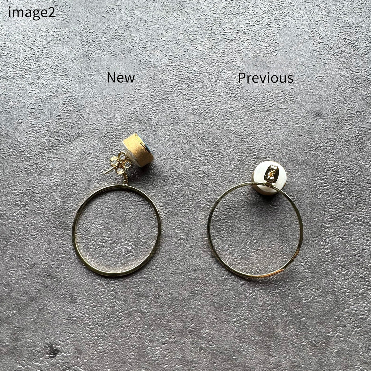 PIERCED EARRINGS] WHITE PORCELAIN SILVER | IMARI-ARITA WARES | 6 