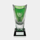 [TROPHY] CRYSTAL TROPHY (GREEN) | CRYSTAL GLASS | KAGAMI CRYSTAL