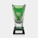 [TROPHY] CRYSTAL TROPHY (GREEN) | CRYSTAL GLASS | KAGAMI CRYSTAL