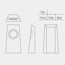 [CLOCK] CLOCK Q427 | OPTICAL GLASS | KAGAMI CRYSTAL