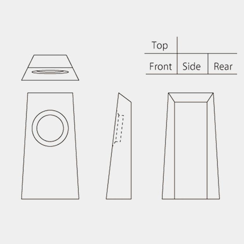 [CLOCK] CLOCK Q427 | OPTICAL GLASS | KAGAMI CRYSTAL