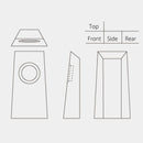 [CLOCK] CLOCK Q428 | OPTICAL GLASS | KAGAMI CRYSTAL