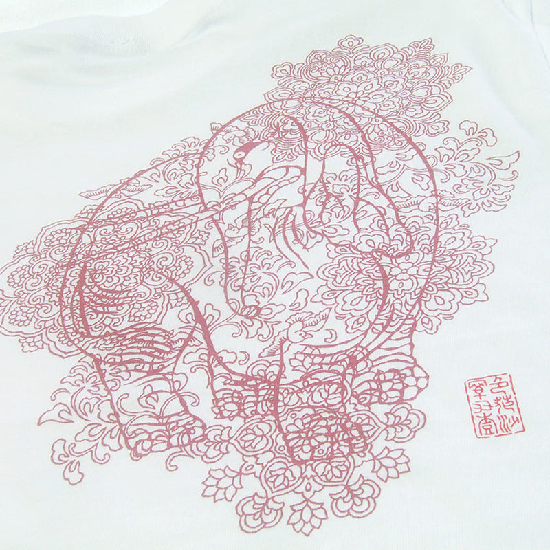 [T-SHIRT] ELEPHANT | SILK-SCREEN PRINT | WAJIN Art T-shirts Japan