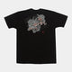 [เสื้อยืด] Peony Lion | พิมพ์หน้าจอไหม เสื้อยืด Wajin Art Japan