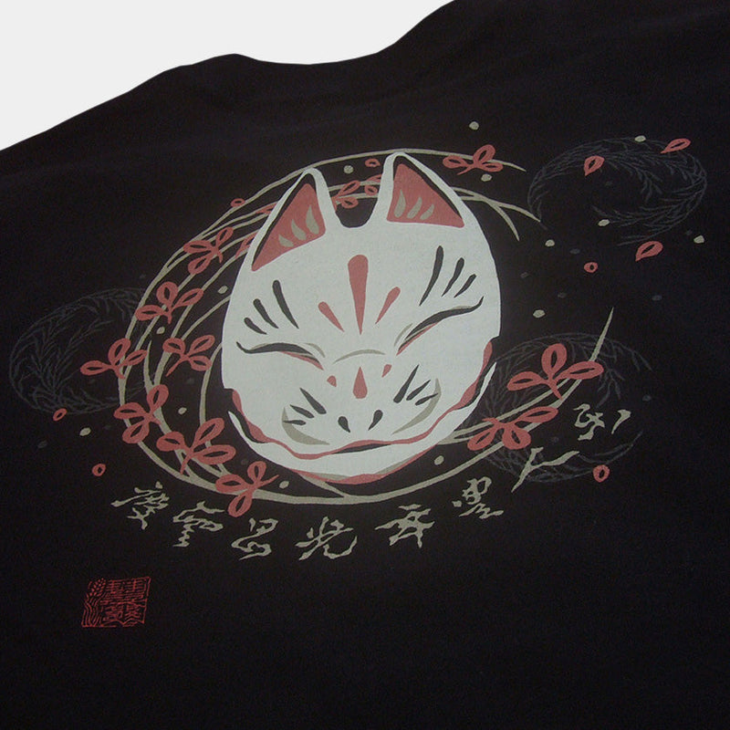 [T-SHIRT] FOX | SILK-SCREEN PRINT | WAJIN Art T-shirts Japan