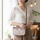 [POCHETTE] SARAMAS | KOUSHU INDEN (LACQUERED DEERSKIN CRAFTS)| INDEN-YA｜使用イメージ（演出・着用）※手作りのため色・風合いは一点ごとに異なります