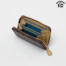 [WALLET] RINGLET F COIN PURSE | KOUSHU INDEN (LACQUERED DEERSKIN CRAFTS)| INDEN-YA