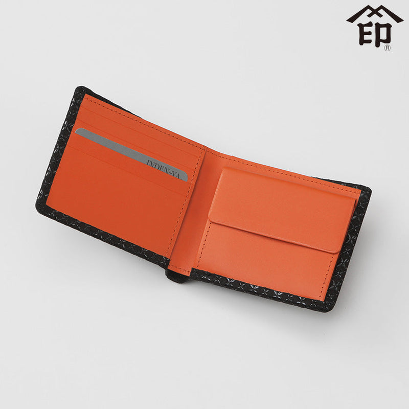 [WALLET] HISOKA BILLFOLD J | KOUSHU INDEN (LACQUERED DEERSKIN CRAFTS)| INDEN-YA