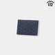 [CARD CASE] F LICENSE CASE B WAVE PATTERN (NAVY BLUE BASECOAT WITH WHITE LACQUER) | KOUSHU INDEN (LACQUERED DEERSKIN CRAFTS)| INDEN-YA