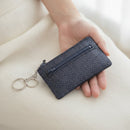 [KEY CASE] 4703 B FINE CHECKERBOARD S (NAVY BLUE BASECOAT WITH BLACK LACQUER) | KOUSHU INDEN (LACQUERED DEERSKIN CRAFTS)| INDEN-YA｜使用イメージ（演出・着用）※手作りのため色・風合いは一点ごとに異なります