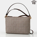 [SHOULDER BAG] CHEVRON 47 | KOUSHU INDEN (LACQUERED DEERSKIN CRAFTS)| INDEN-YA