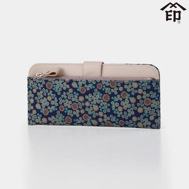 [錢包] 白色三葉草捆綁錢包 L | KOUSHU INDEN（漆鹿皮工藝品）|印傳亞