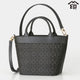 [TOTE BAG] 78 HANDBAG MODERN SQUARE (BLACK BASECOAT WITH BLACK LACQUER) | KOUSHU INDEN (LACQUERED DEERSKIN CRAFTS) | INDEN-YA