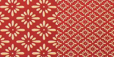 [파우치] 자두 꽃 (흰색 래커가있는 붉은베이스 코트) | Koushu Inden (래커 드 Deersdkin Crafts)