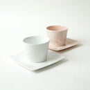 [DISH SETS] HAFURI PLATE & CUP PAIR | HASAMI WARES| SAIKAI TOKI