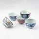 [ชุดชาม] Somenishiki-Pattern Set of 5 | Hasami Wares | Saikai Toki