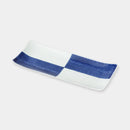 [DISH SETS] CHECKERED PATTERN OBLONG DISH SET OF 3 | HASAMI WARES| SAIKAI TOKI