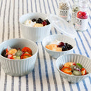 [BOWL SETS] SOFTLY FLOWER PICKLES SET OF 4 | HASAMI WARES| SAIKAI TOKI