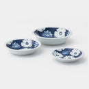 [DISH SETS] INDIGO FLOWER (S & M & L) SET OF 3 | HASAMI WARES| SAIKAI TOKI