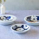 [DISH SETS] INDIGO FLOWER (S & M & L) SET OF 3 | HASAMI WARES| SAIKAI TOKI