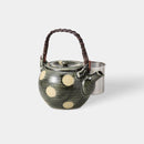 [JAPANESE TEA POT] GREEN GLAZE POLKA SS NO.5 (GREEN) | HASAMI WARES| SAIKAI TOKI