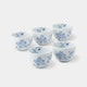 [JAPANESE TEA CUPS SET] TSUJIGAHANA SET OF 5 | HASAMI WARES| SAIKAI TOKI