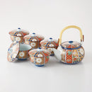 [日本茶壺和杯子]蓋子蓋的金色玻璃塗層6 | Hasami商品| Saikai Toki