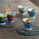 [CUP] SOMENISHIKI-PATTERN SET OF 5 | HASAMI WARES| SAIKAI TOKI