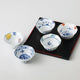 [Tray & Bowl] Somenishiki Picture Sced Sited ชุดของ 6 | Hasami Wares | Saikai Toki