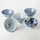[BOWL] NISHIKI PICTURE SET OF 5 | HASAMI WARES| SAIKAI TOKI