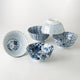 [ชาม] Nishiki Picture Multi Set of 5 | Hasami Wares | Saikai Toki