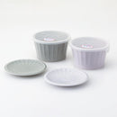 [DISH & BOWL] KIKUWARI PAIR SET | HASAMI WARES| SAIKAI TOKI