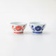 [Rice Bowl] Circling Flowers Pattern 쌍 | Hasami Wares | 사이카이 토키
