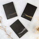 [문구] 초승달 (검은 색) | 카라 카미 (일본 종이) ｜ keibifugetsu