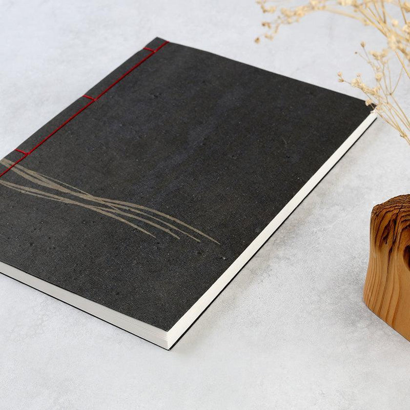 [문구] 노트북 보름달 (검은 색) | 카라 카미 (일본 종이) ｜ keibifugetsu