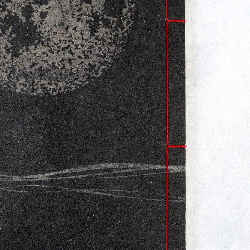 [문구] 노트북 보름달 (검은 색) | 카라 카미 (일본 종이) ｜ keibifugetsu