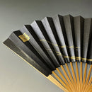 [HAND FAN] MOON-THINKING FULL MOON (STARRY SKY) | KARAKAMI (JAPANESE PAPER)｜KEIBIFUGETSU