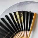 [HAND FAN] MOON-THINKING FULL MOON (STARRY SKY) | KARAKAMI (JAPANESE PAPER)｜KEIBIFUGETSU
