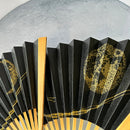 [HAND FAN] MOON-THINKING FULL MOON | KARAKAMI (JAPANESE PAPER)｜KEIBIFUGETSU