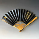 [HAND FAN] MOON-THINKING FULL MOON | KARAKAMI (JAPANESE PAPER)｜KEIBIFUGETSU