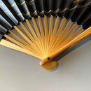 [HAND FAN] MOON-THINKING CRESCENT MOON  | KARAKAMI (JAPANESE PAPER)｜KEIBIFUGETSU