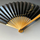 [HAND FAN] MOON-THINKING CRESCENT MOON  | KARAKAMI (JAPANESE PAPER)｜KEIBIFUGETSU