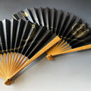 [HAND FAN] MOON-THINKING CRESCENT MOON  | KARAKAMI (JAPANESE PAPER)｜KEIBIFUGETSU