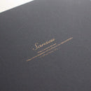 [LARGE PLATE (PLATTER)] KYO-YUZEN - BLACK | PRINTING AND KYO-YUZEN ENGRAVING| SANSAI STUDIO