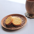 [จานเล็ก] กวางและใบไม้ในฤดูใบไม้ร่วง | การพิมพ์และการแกะสลัก Kyo-Yuzen | Sansai Studio