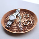 [จานเล็ก] กวางและใบไม้ในฤดูใบไม้ร่วง | การพิมพ์และการแกะสลัก Kyo-Yuzen | Sansai Studio