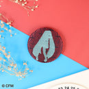 [BADGE] TIN BADGE | NISHIJIN ORI (TEXTILES) | HATSUNE KOUBOU